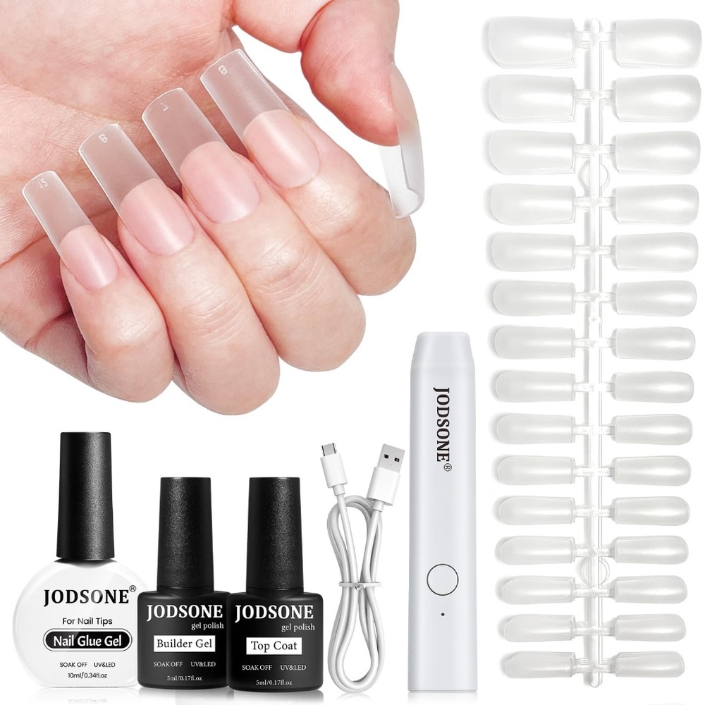 JODSONE X-Coat Full Cover Nail Tips Kit